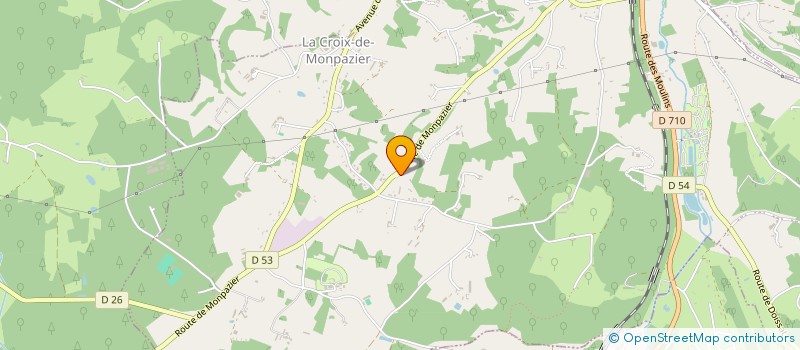 localisation de l'entreprise MADAME MORGANE HALLIER  SAINTE FOY DE BELVES