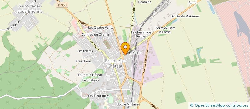 localisation de l'entreprise MADAME MORGANE HAMELIN  BRIENNE-LE-CHATEAU