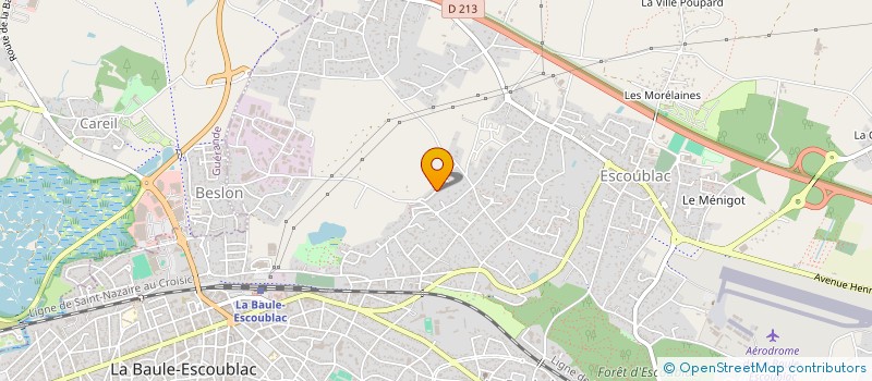 localisation de l'entreprise MADAME MORGANE HAMON à LA BAULE-ESCOUBLAC