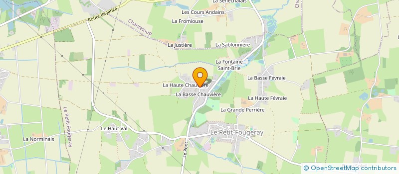 localisation de l'entreprise MADAME MORGANE HAVOUY  LE PETIT-FOUGERAY