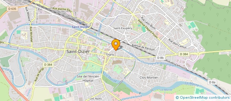 localisation de l'entreprise MADAME MORGANE HEIDERICH à SAINT-DIZIER