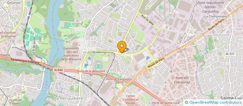 localisation de l'entreprise MADAME MORGANE HENAFF  NANTES