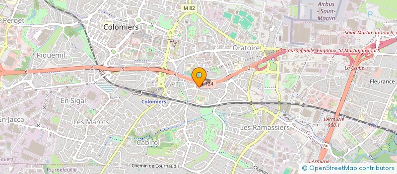 localisation de l'entreprise MADAME MORGANE HENRIQUES à COLOMIERS