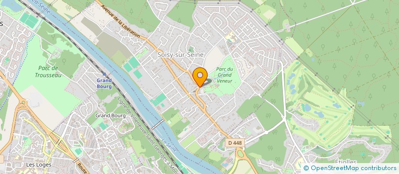 localisation de l'entreprise MADAME MORGANE HENRY  SOISY-SUR-SEINE