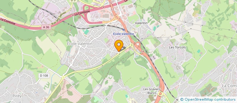 localisation de l'entreprise MADAME MORGANE HERMETET  ECOLE-VALENTIN