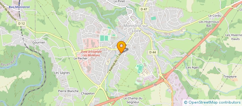 localisation de l'entreprise MADAME MORGANE HERRERO  MONISTROL-SUR-LOIRE