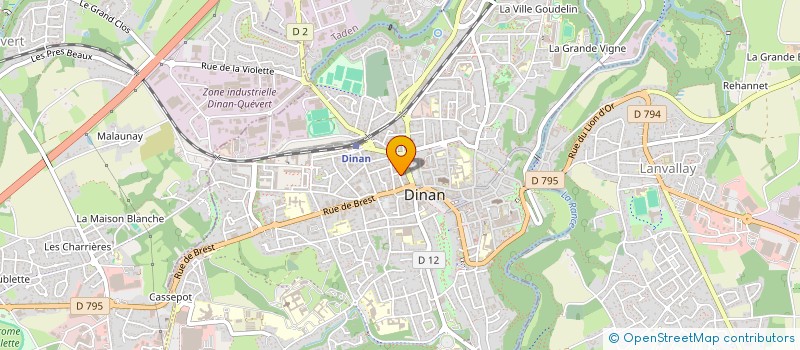 localisation de l'entreprise MADAME MORGANE HESRY  DINAN