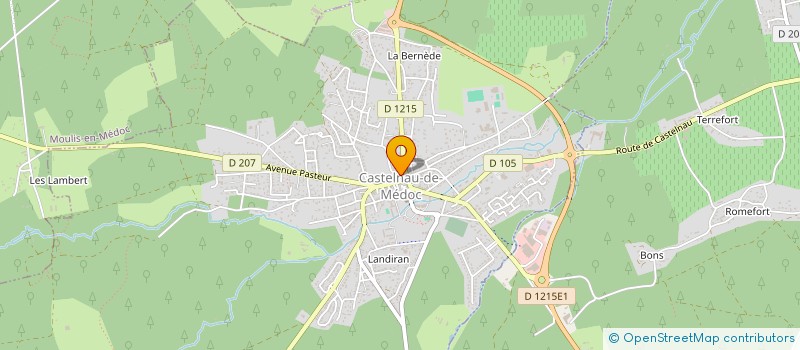 localisation de l'entreprise MADAME MORGANE HOSTEIN  CASTELNAU-DE-MEDOC
