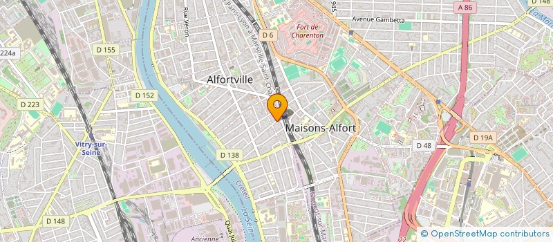 localisation de l'entreprise MADAME MORGANE HOSTIOU à ALFORTVILLE