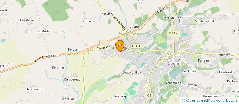 localisation de l'entreprise MADAME MORGANE HOUG  GOURIN