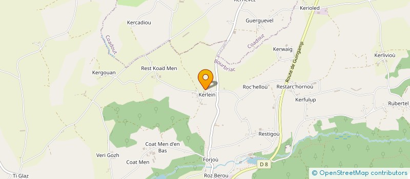 localisation de l'entreprise MADAME MORGANE HOUIX  BOURBRIAC