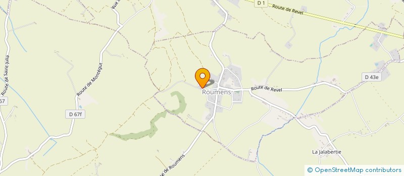 localisation de l'entreprise MADAME MORGANE HUC  BELESTA-EN-LAURAGAIS