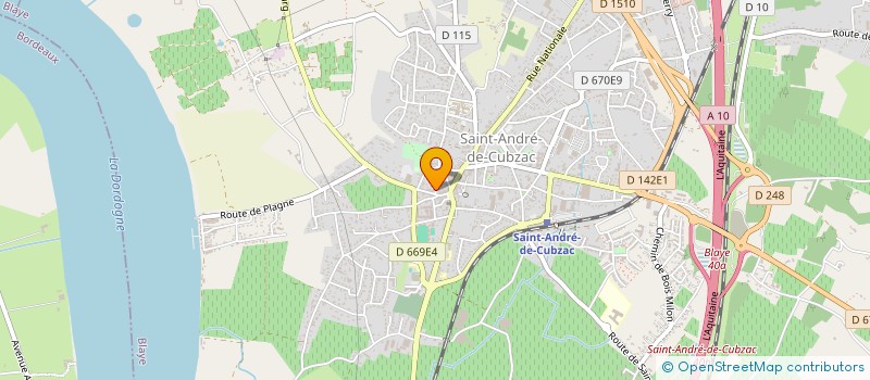 localisation de l'entreprise MADAME MORGANE HUMBERT  SAINT-ANDRE-DE-CUBZAC