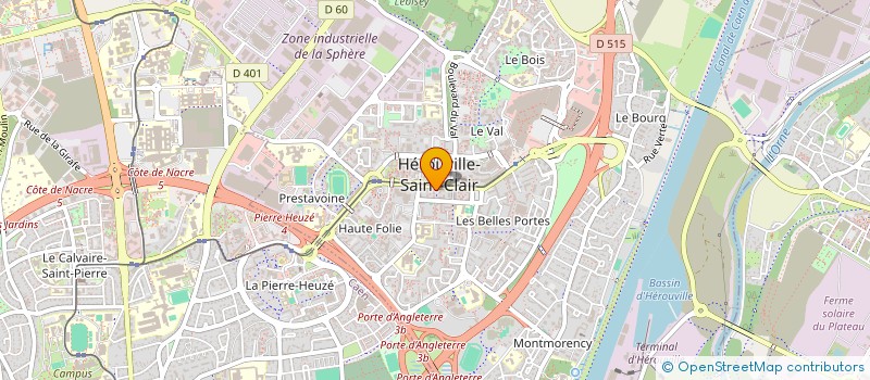localisation de l'entreprise MADAME MORGANE HURAS à HEROUVILLE-SAINT-CLAIR