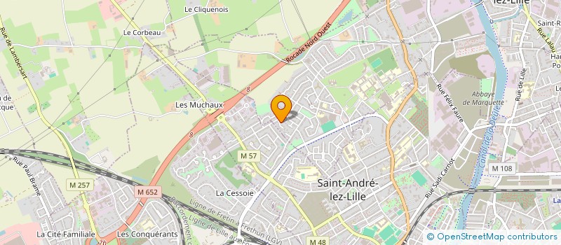 localisation de l'entreprise MADAME MORGANE HUYGHE à MARQUETTE-LEZ-LILLE