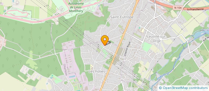 localisation de l'entreprise MADAME MORGANE ISOLA  SAINT-GERMAIN-LES-ARPAJON