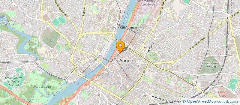 localisation de l'entreprise MADAME MORGANE JACQUES à ANGERS