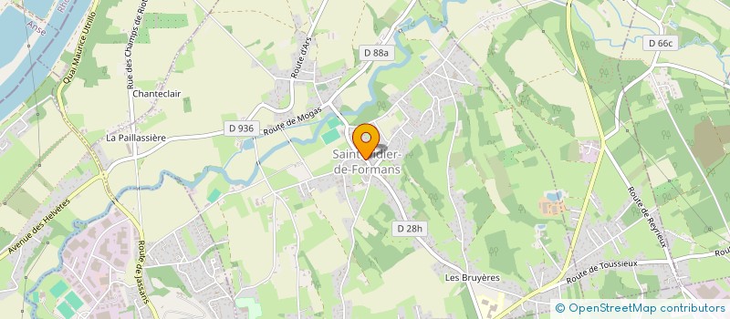 localisation de l'entreprise MADAME MORGANE JACQUET  SAINT-DIDIER-DE-FORMANS