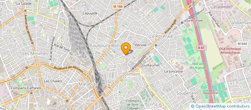 localisation de l'entreprise MADAME MORGANE JARLET  TOULOUSE