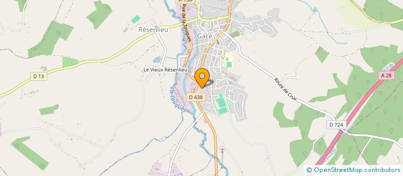 localisation de l'entreprise MADAME MORGANE JEANNE à GACE