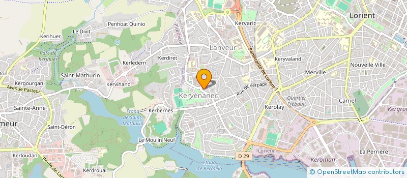 localisation de l'entreprise MADAME MORGANE JEGOUZO-LE HECHO  LORIENT