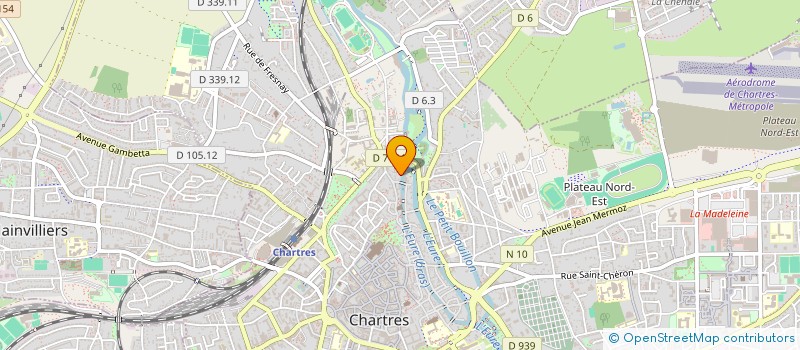 localisation de l'entreprise MADAME MORGANE JEUDY à CHARTRES