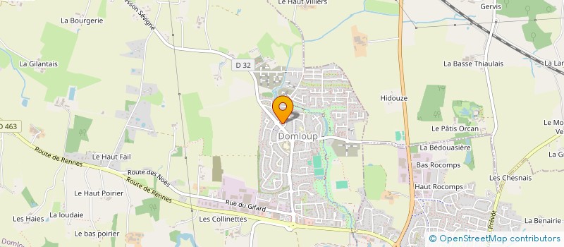 localisation de l'entreprise MADAME MORGANE JOLIVEL  DOMLOUP