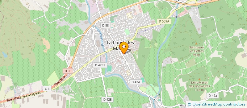 localisation de l'entreprise MADAME MORGANE JOUAS  LA LONDE-LES-MAURES