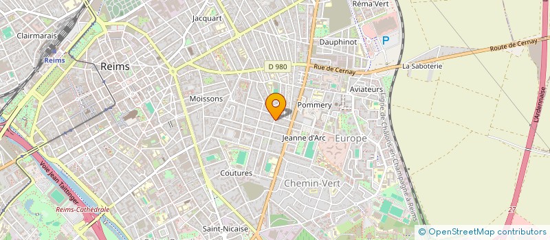 localisation de l'entreprise MADAME MORGANE JOURDAIN  REIMS