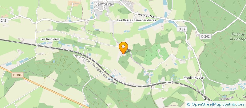 localisation de l'entreprise MADAME MORGANE JOUY  MEZIERES SOUS LAVARDIN