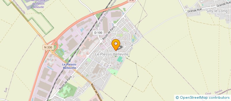 localisation de l'entreprise MADAME MORGANE KAISER BLUETH  LE PLESSIS-BELLEVILLE