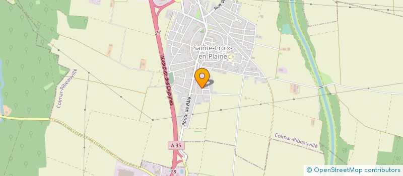 localisation de l'entreprise MADAME MORGANE KOBLOTH à SAINTE-CROIX-EN-PLAINE
