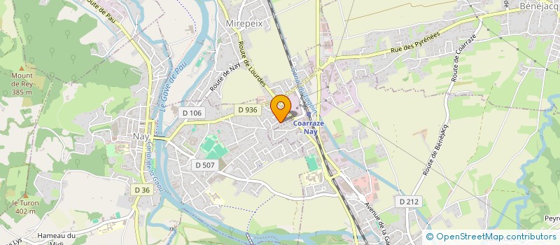 localisation de l'entreprise MADAME MORGANE LABORDE JOURDAA  NAY