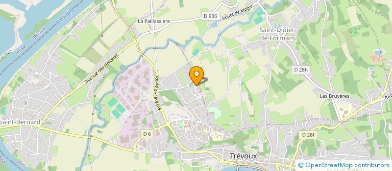 localisation de l'entreprise MADAME MORGANE LACHUER à TREVOUX