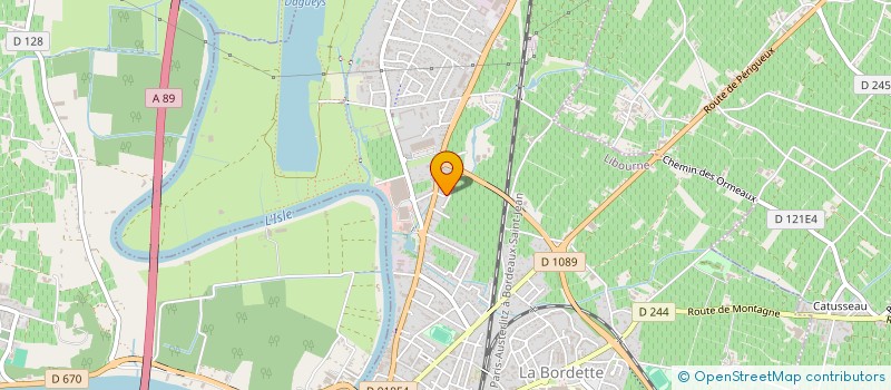 localisation de l'entreprise MADAME MORGANE LAFARGE  LIBOURNE