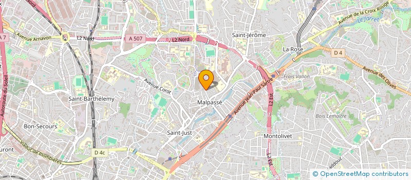 localisation de l'entreprise MADAME MORGANE LAIFA  MARSEILLE