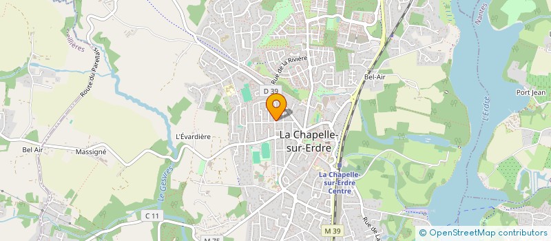 localisation de l'entreprise MADAME MORGANE LAINE à LA CHAPELLE-SUR-ERDRE