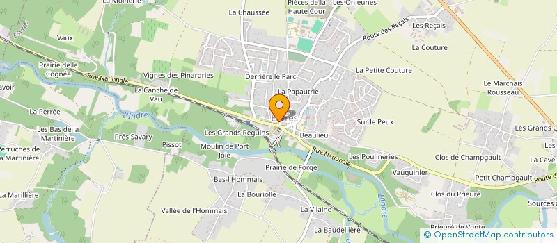 localisation de l'entreprise MADAME MORGANE LALIZEL  ESVRES