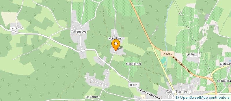 localisation de l'entreprise MADAME MORGANE LAMBERT  SAINT-LAURENT-MEDOC