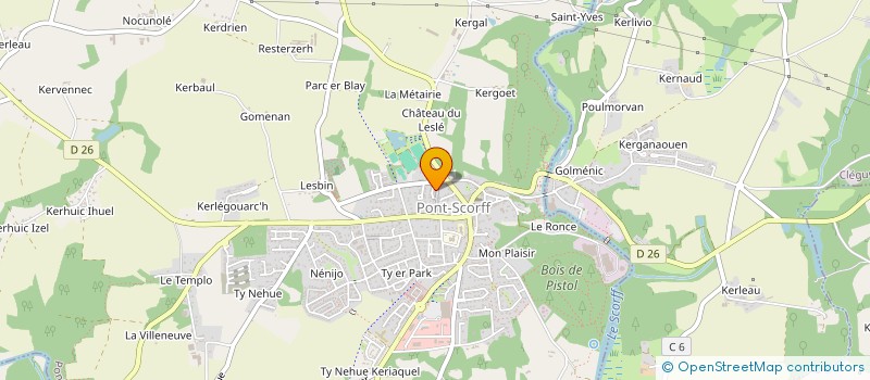 localisation de l'entreprise MADAME MORGANE LAMOUR  PONT-SCORFF