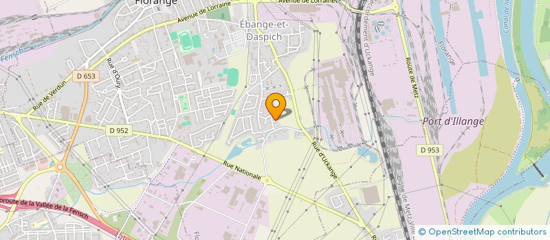 localisation de l'entreprise MADAME MORGANE LANG  FLORANGE