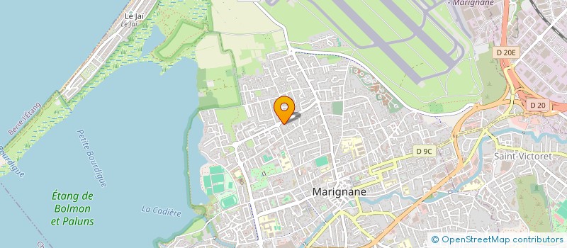 localisation de l'entreprise MADAME MORGANE LANGLAIS à MARIGNANE