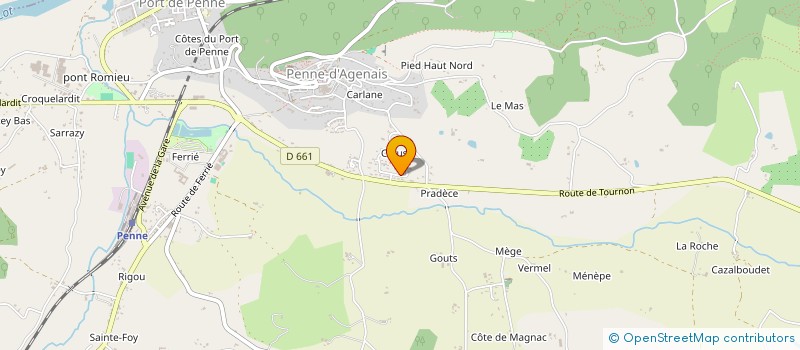 localisation de l'entreprise MADAME MORGANE LAPLACE à PENNE-D'AGENAIS