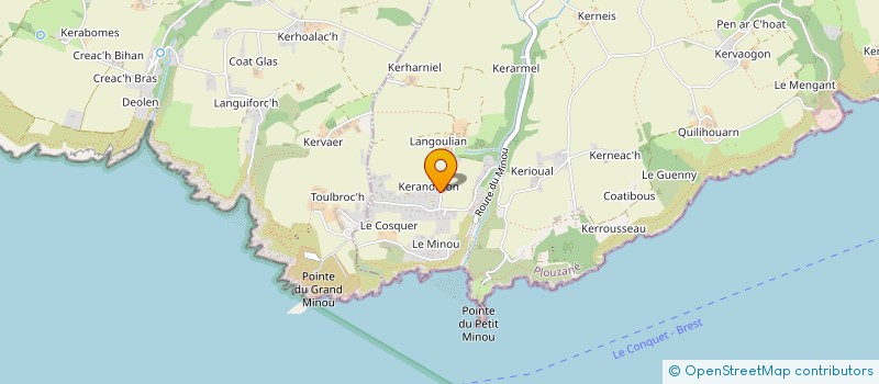 localisation de l'entreprise MADAME MORGANE LAUDREN  GUIPAVAS