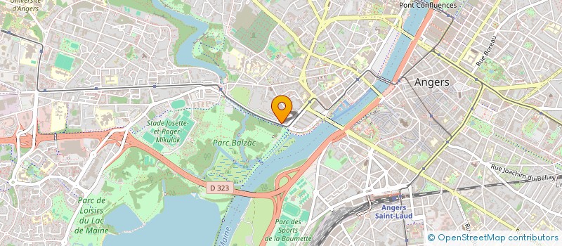 localisation de l'entreprise MADAME MORGANE LAURENT  ANGERS