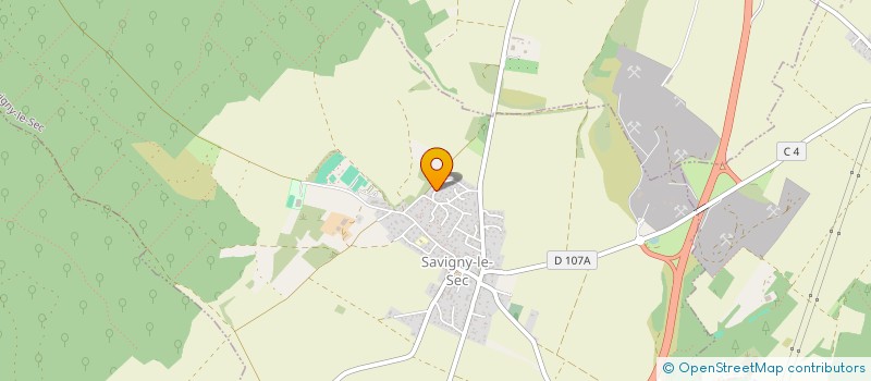 localisation de l'entreprise MADAME MORGANE LAZZARONI  SAVIGNY-LE-SEC