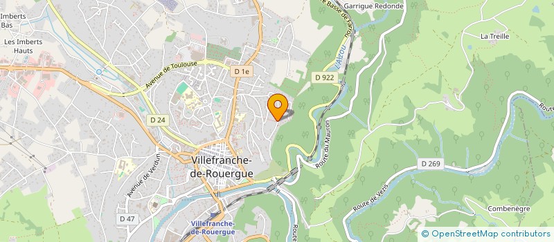 localisation de l'entreprise MADAME MORGANE LE BERRE à VILLEFRANCHE-DE-ROUERGUE