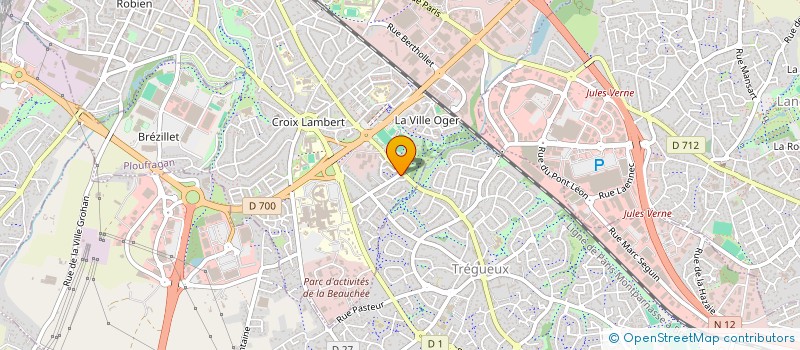 localisation de l'entreprise MADAME MORGANE LE BOURHIS à SAINT-BRIEUC