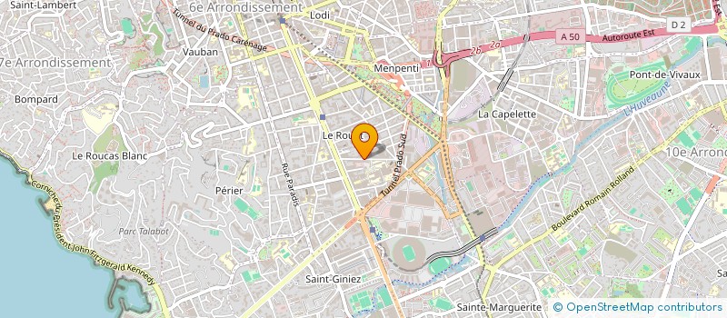 localisation de l'entreprise MADAME MORGANE LE CAM à MARSEILLE