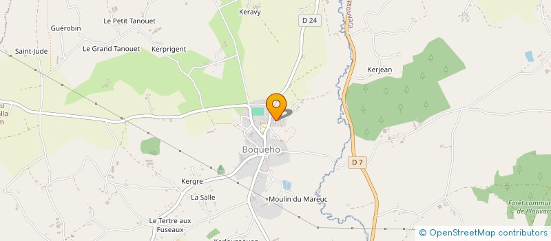 localisation de l'entreprise MADAME MORGANE LE COGUIC à BOQUEHO